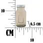 Słoik wysoki z pokrywką ze szkła recyklingowanego dymny 6,5x13,5 cm MIN 4